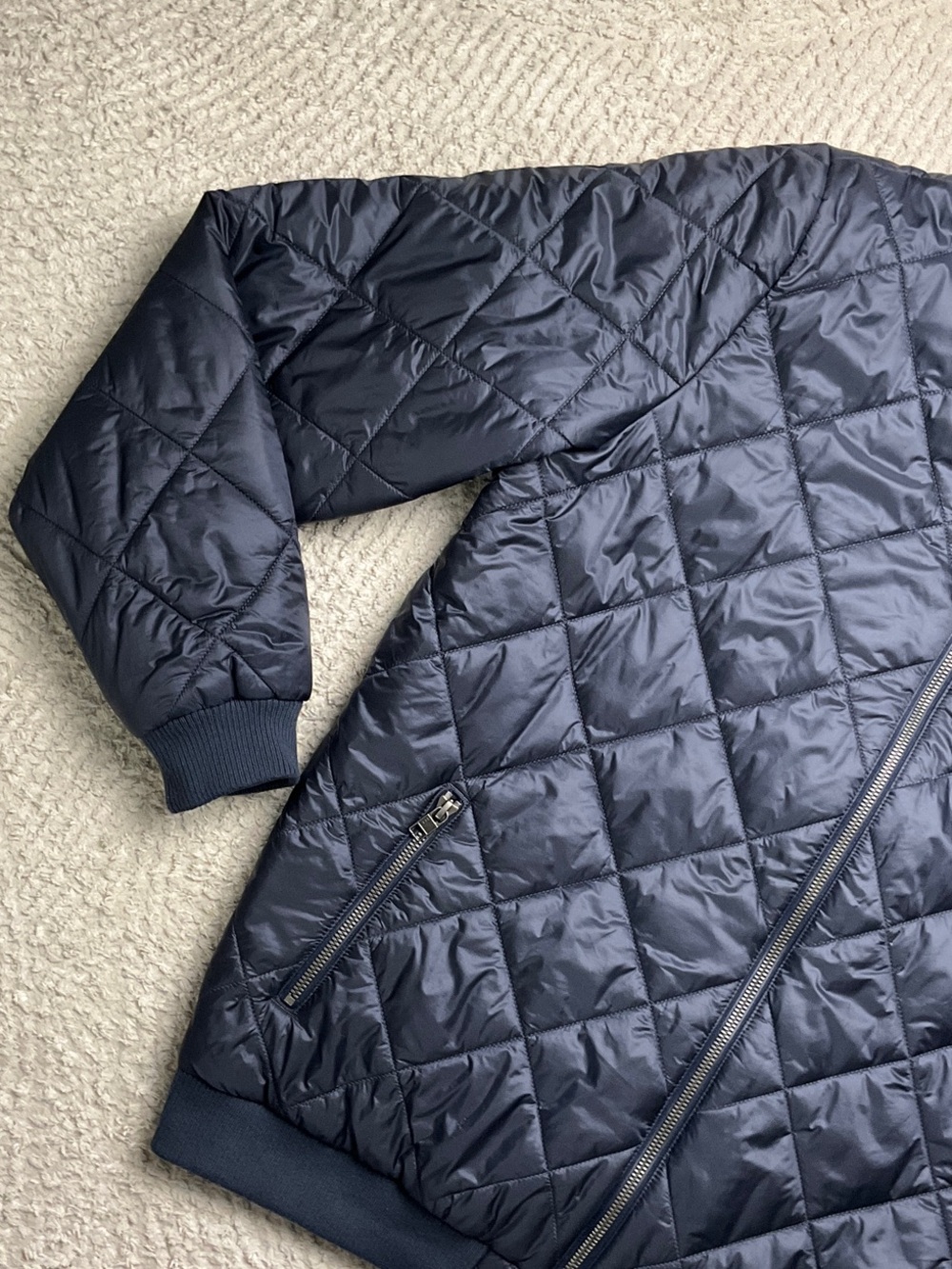 Patagonia Women's Prow Bomber Smolder Blue Jacket Style #28106 FA2019 - Picture 6 of 16